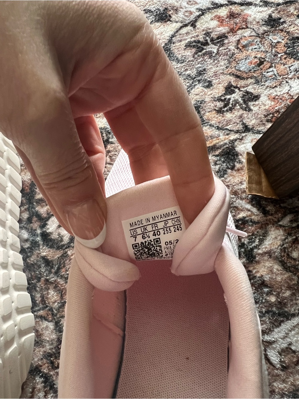 adidas Light Pink Women's Athletic Running Sneakers - Picture 3 of 4